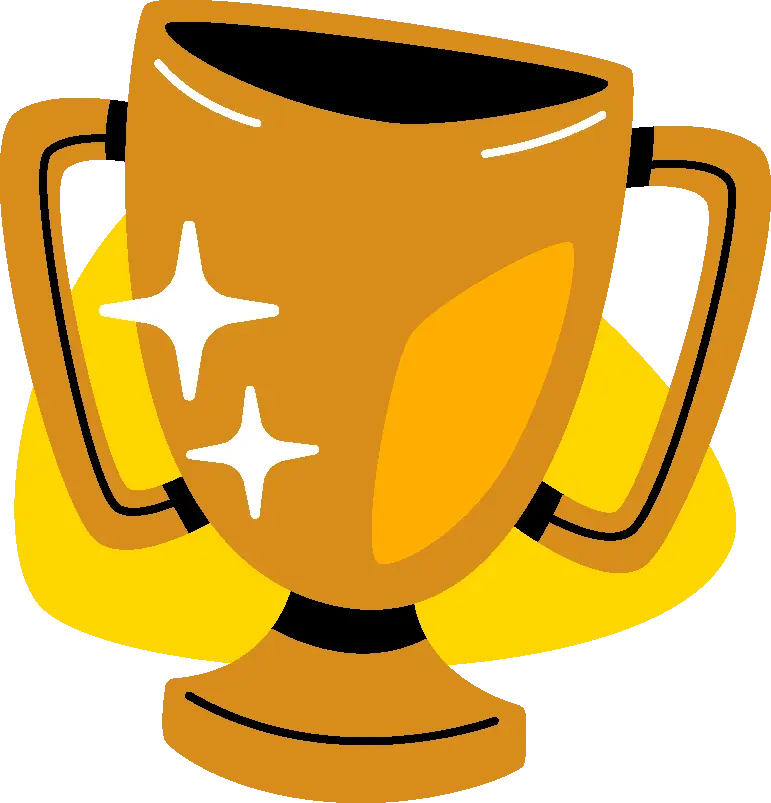 Troféu dourado de excelência