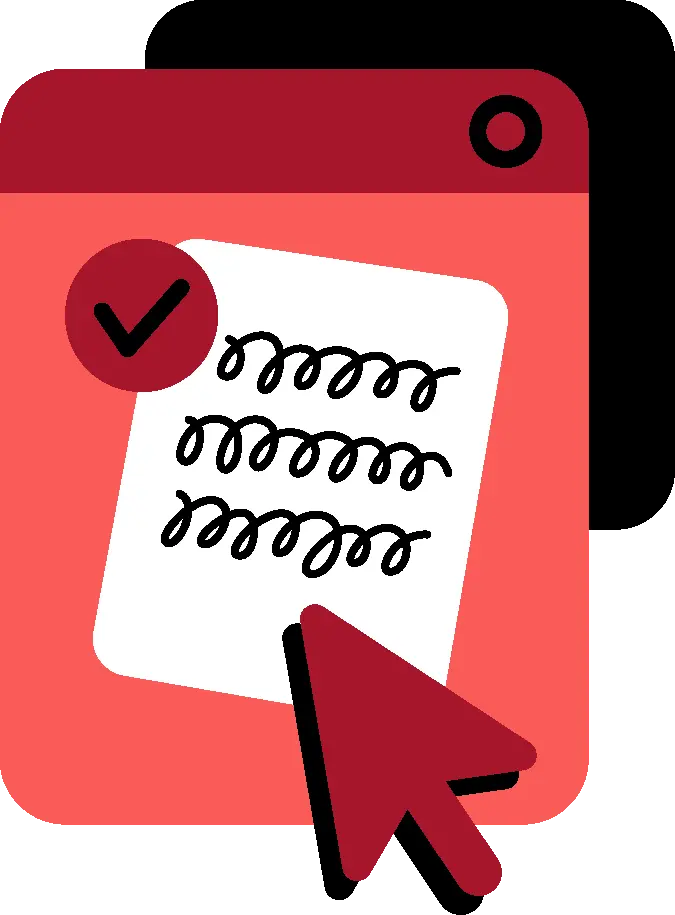 Plataforma de estudos com checklist e cursor