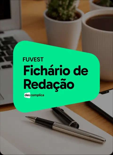 Capa do Fichário de Redação Fuvest